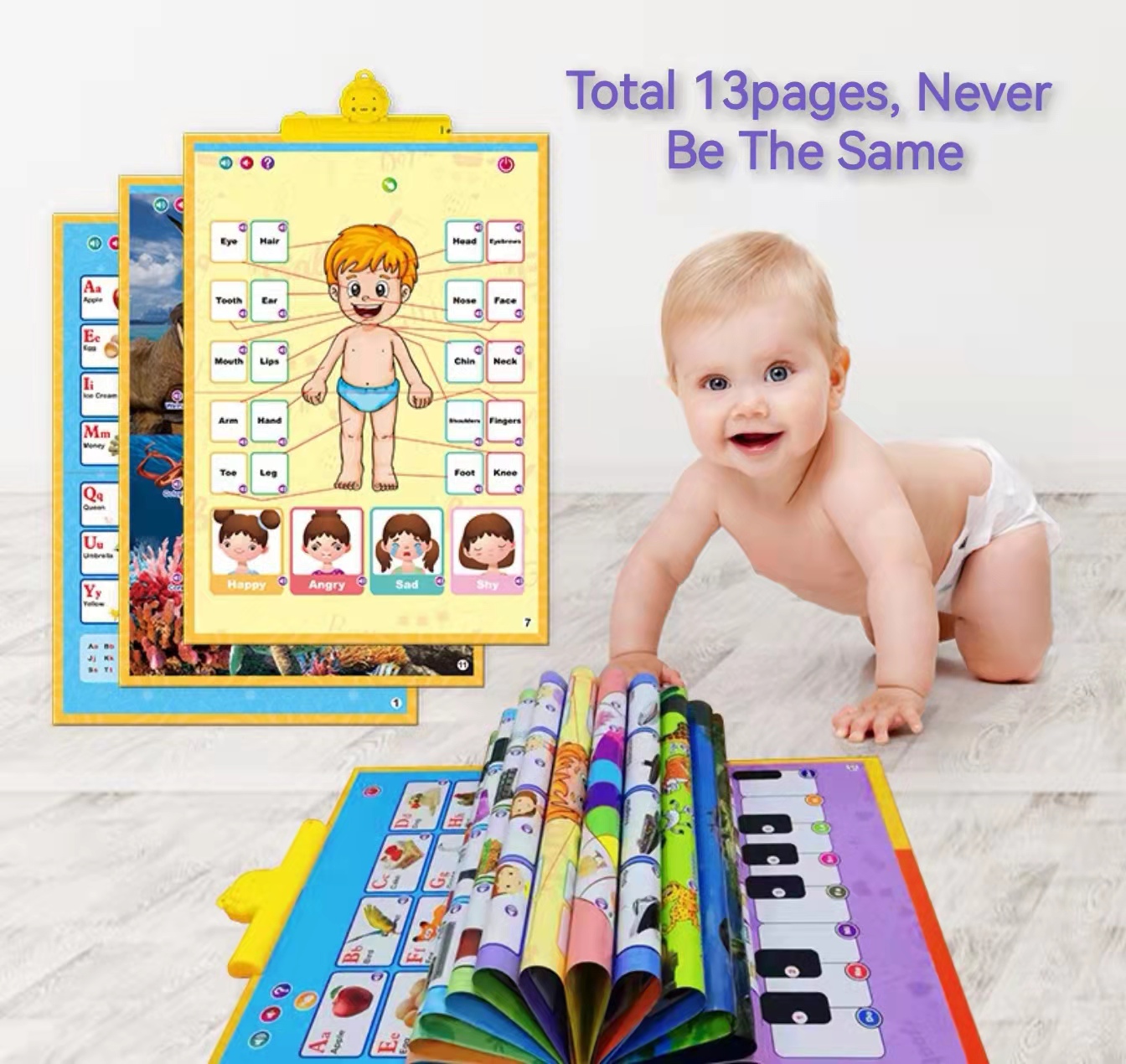 Kids Educational - Alphabet Numbers & More - Kids English Educational Alphabet Letters Words