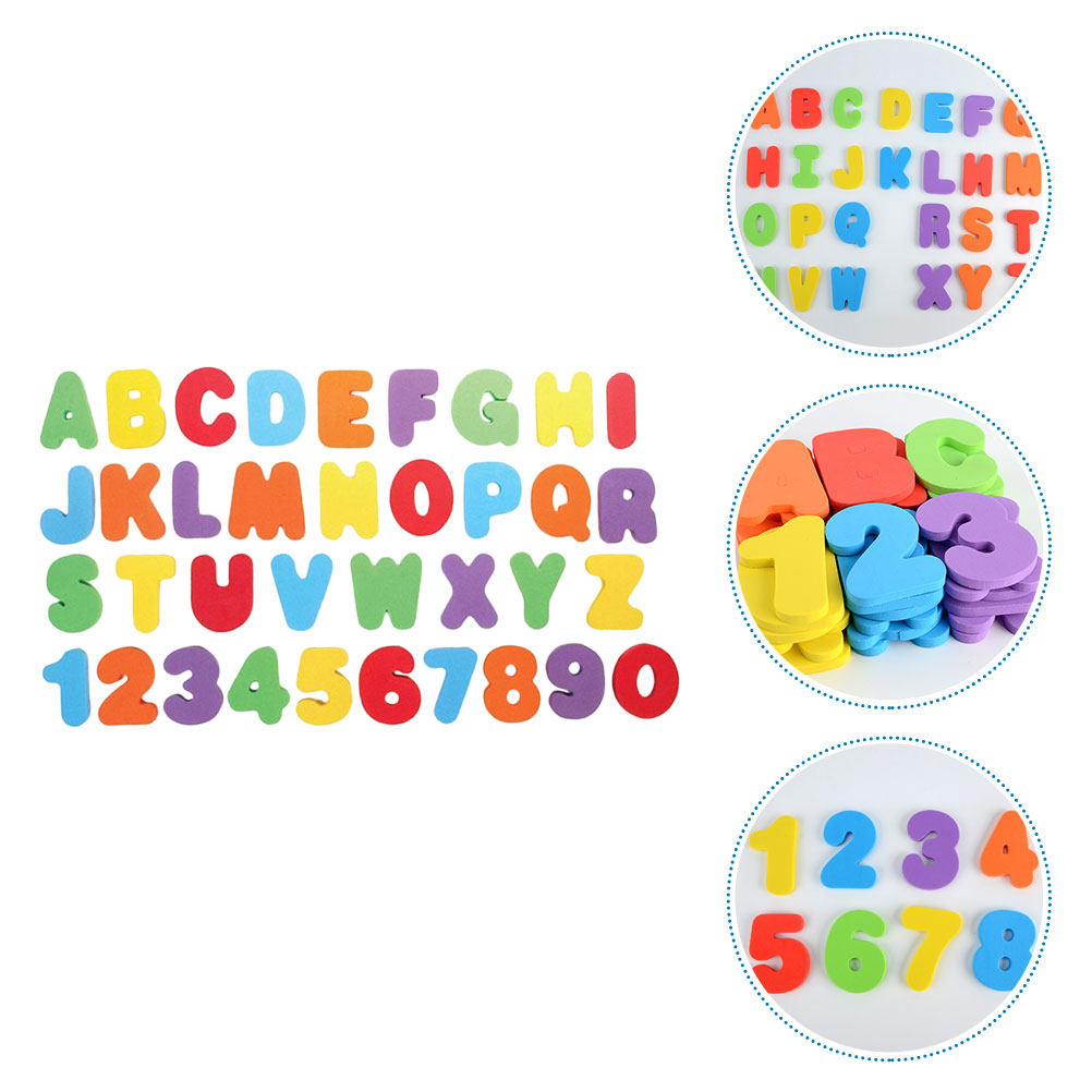 Kids Educational - Alphabet Numbers & More - 1Set Alphabet Number Bath Playthings Colorful