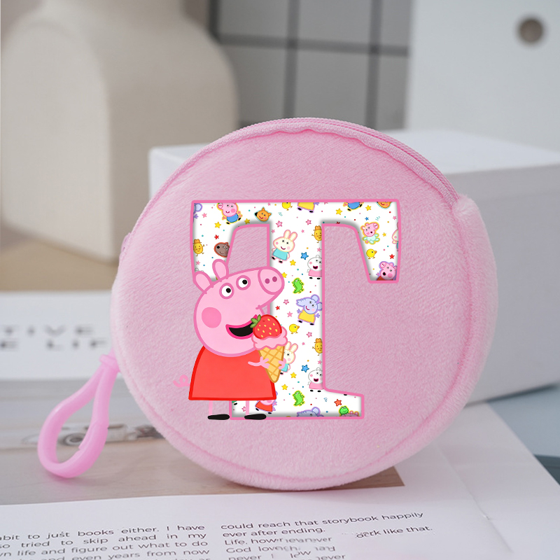 Kids Education Money - Peppas Pig Coin Purse Keychain Girls