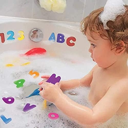 36 PCS Baby Bath Toys Foam Fun - Kids Educational - Alphabet Numbers & More ulasan dan harga