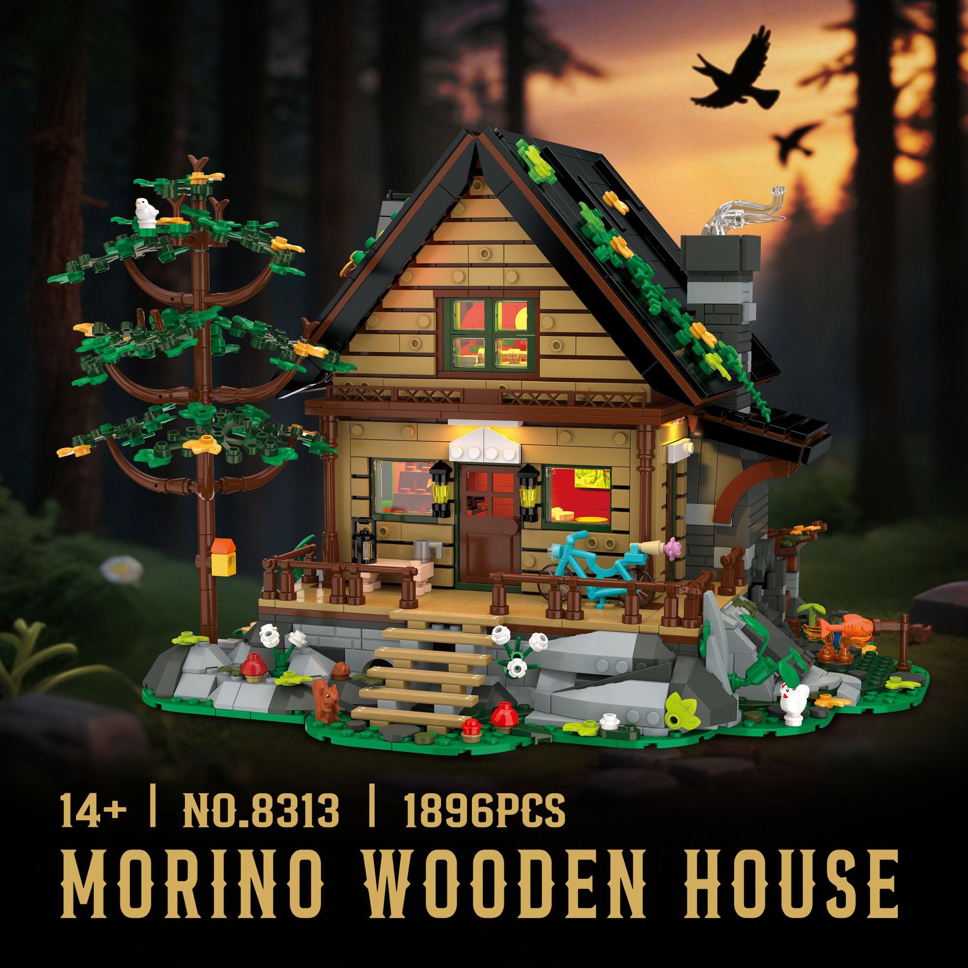 Realistic Forest Log Cabin Str - Kids Education Login ulasan dan harga