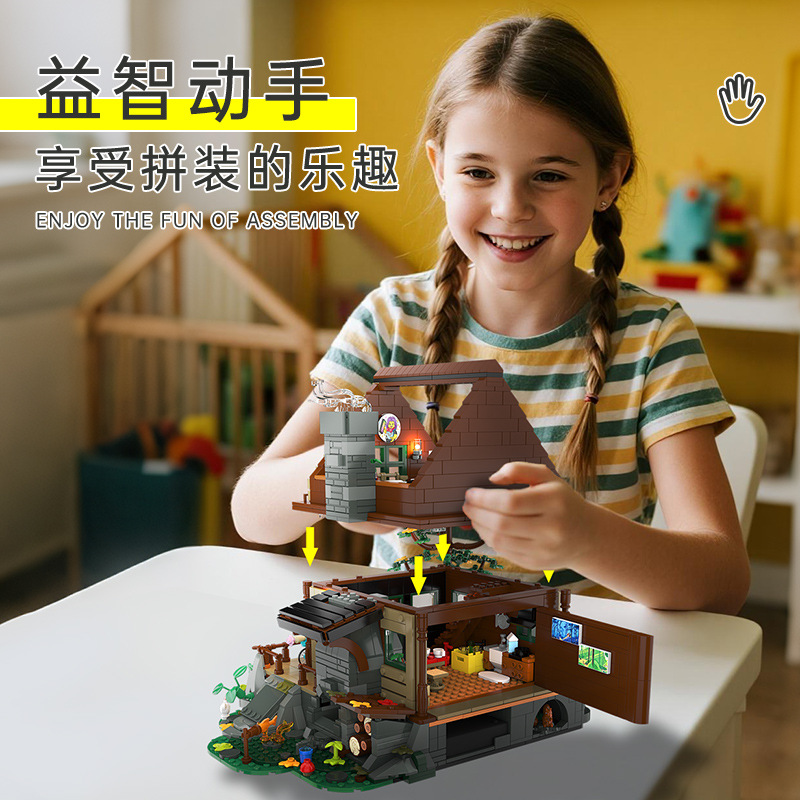 Realistic Forest Log Cabin Str - Kids Education Login ulasan dan harga