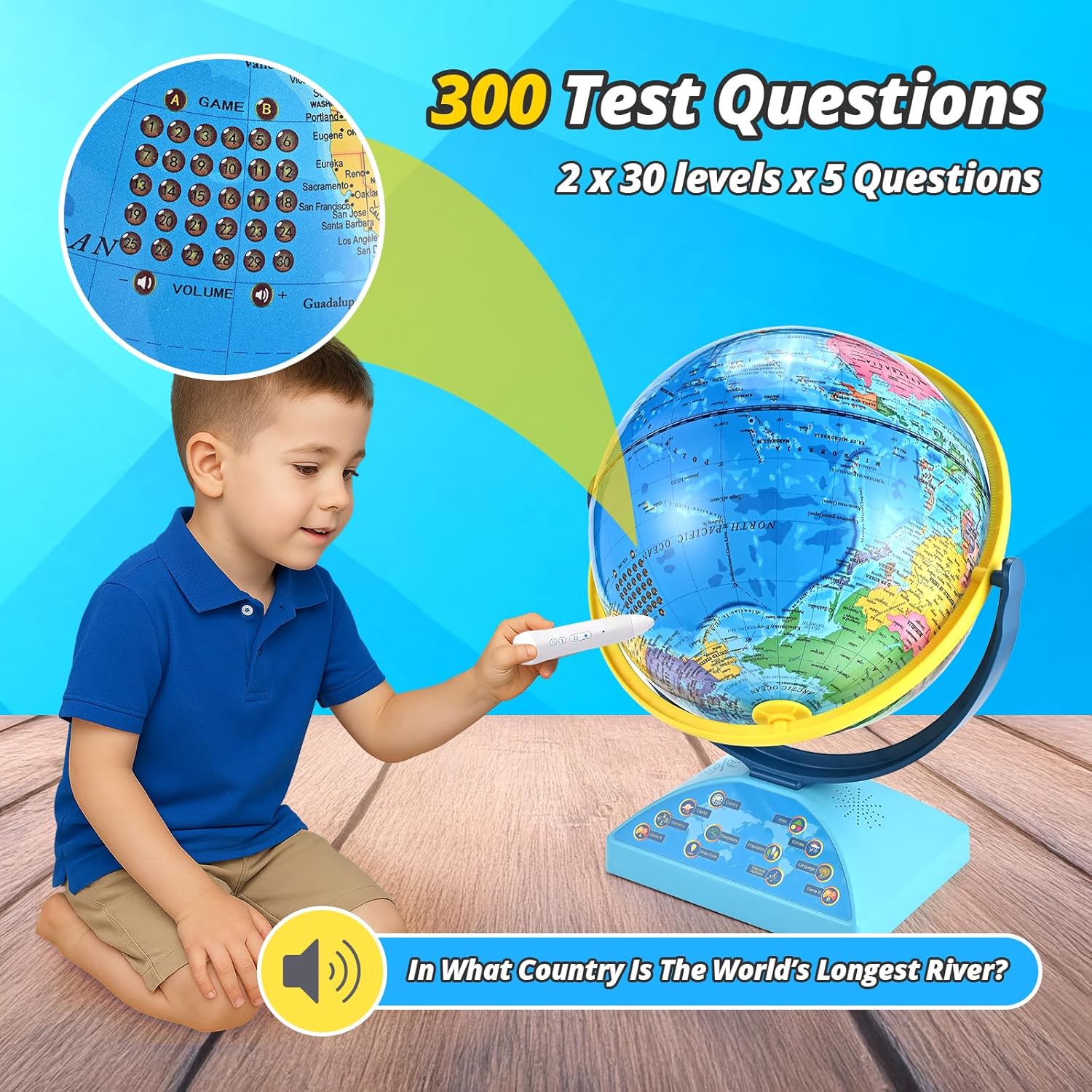 Interactive Globe for Kids Age - Game Educational For Kids Free ulasan dan harga