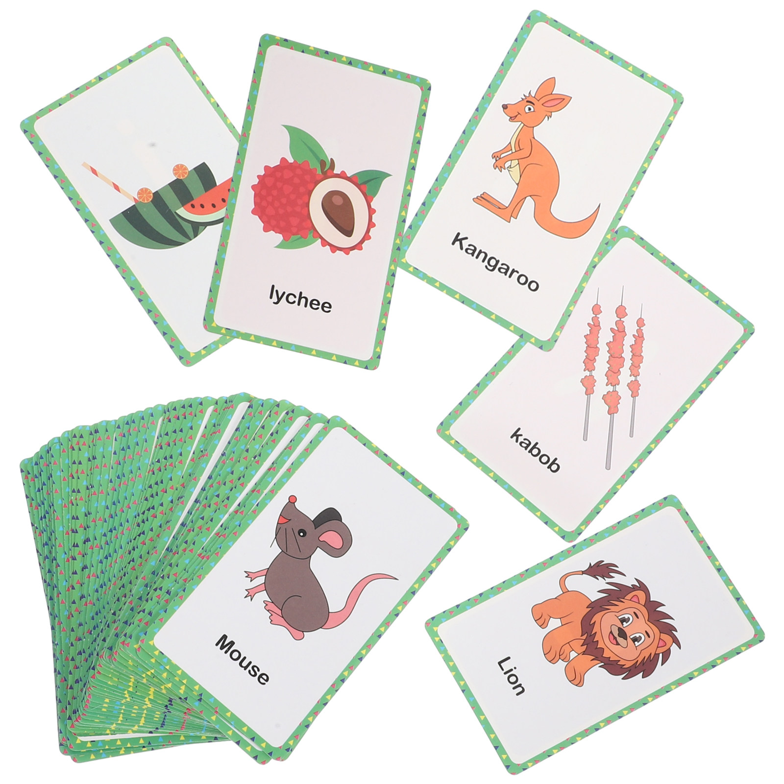 1Set Alphabet Flash Cards Educ - Kids Educational Games Learn English ulasan dan harga