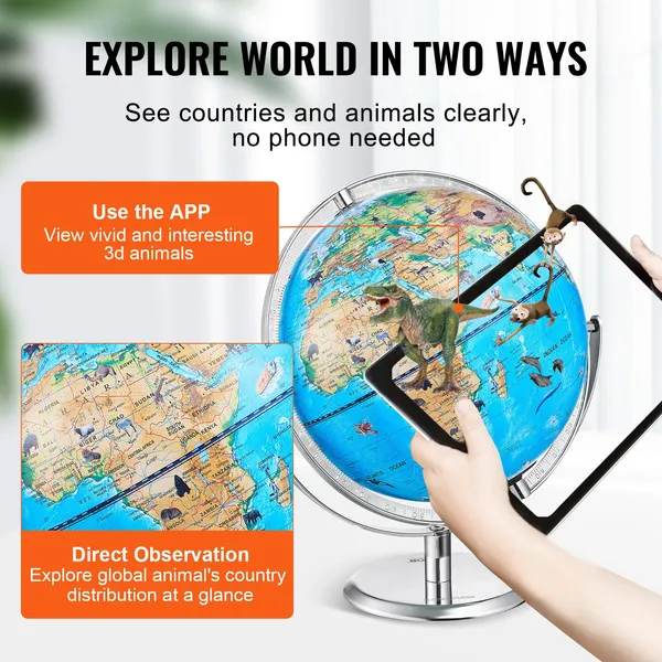 VEVOR Educational Globe for Ki - Globe Interactive Light ulasan dan harga