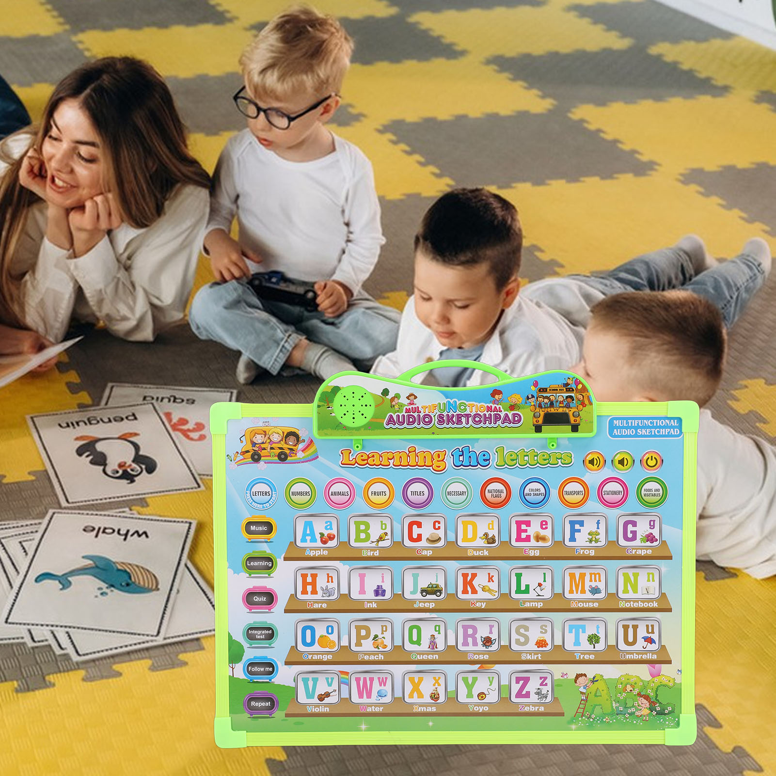 English Alphabet Poster for Ki - Abc Kids Early Education ulasan dan harga