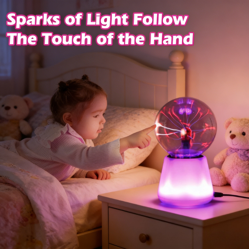 Plasma Ball Lamp Interactive T - Globe Interactive Light ulasan dan harga