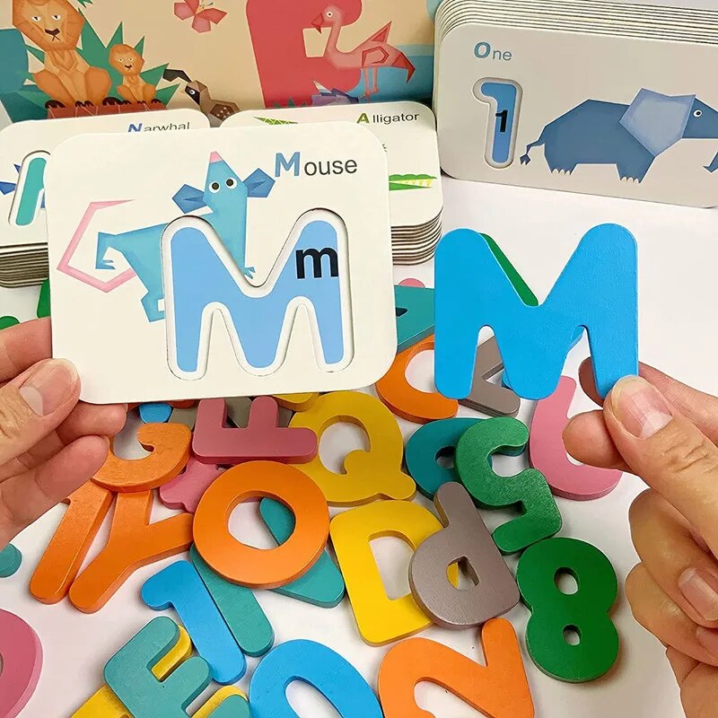 Montessori Alphabet Numbers Fl - Kids Educational - Alphabet Numbers & More ulasan dan harga