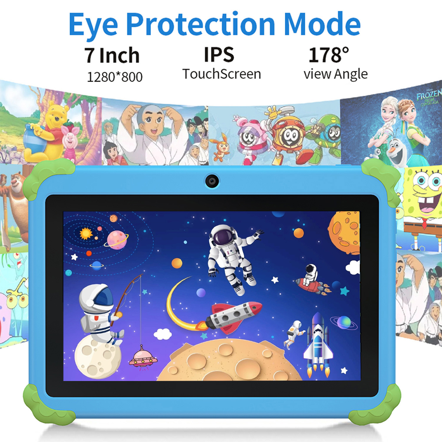 2026 New 7 Inch Cartoon Patter - Kids Educational Games Learn English ulasan dan harga