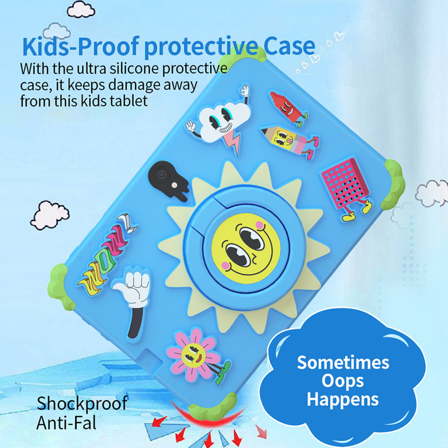 2026 New 7 Inch Cartoon Patter - Kids Educational Games Learn English ulasan dan harga