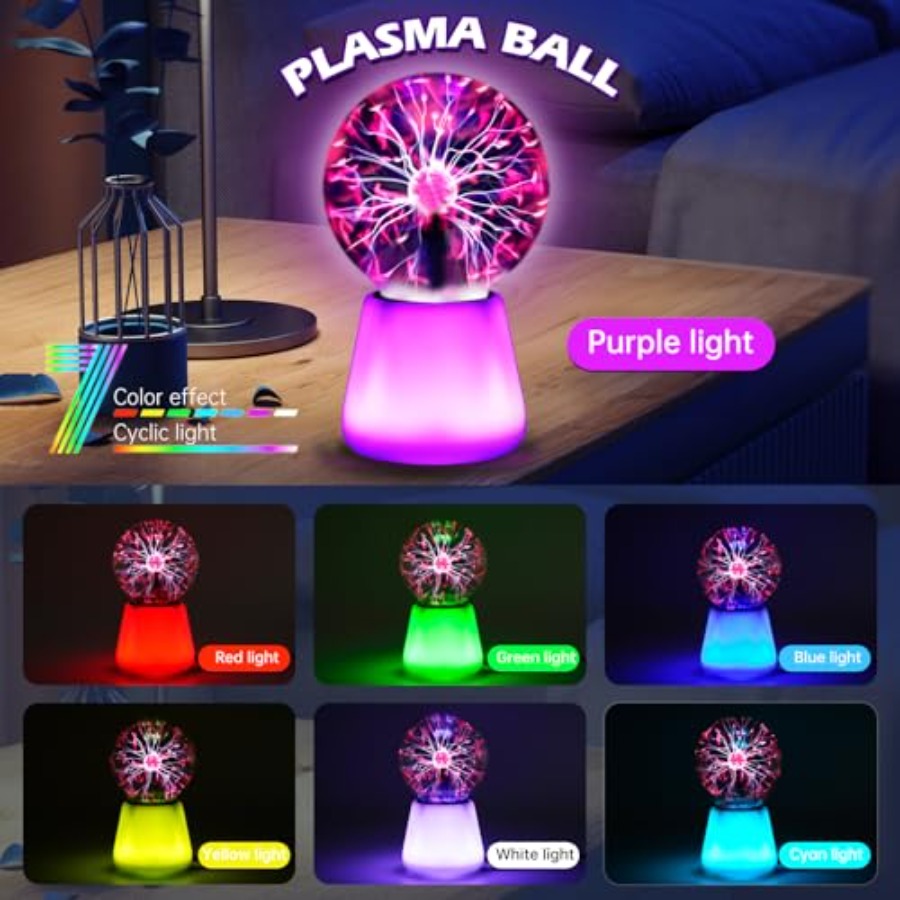 Plasma Ball Lamp Interactive T - Globe Interactive Light ulasan dan harga