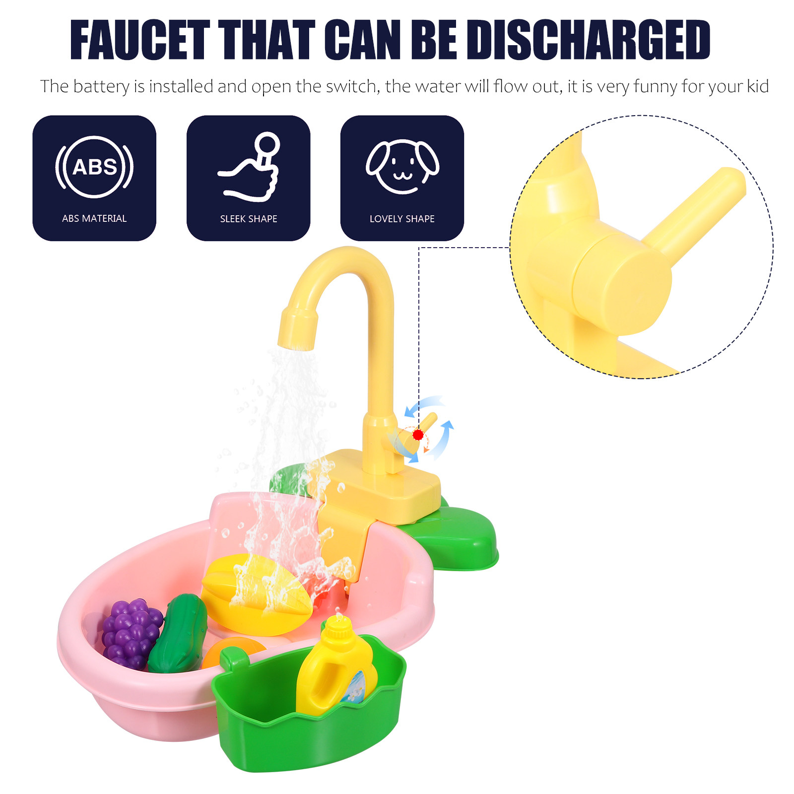 1Set Dishpan Kitchen Playset S - Kids Education Channel ulasan dan harga