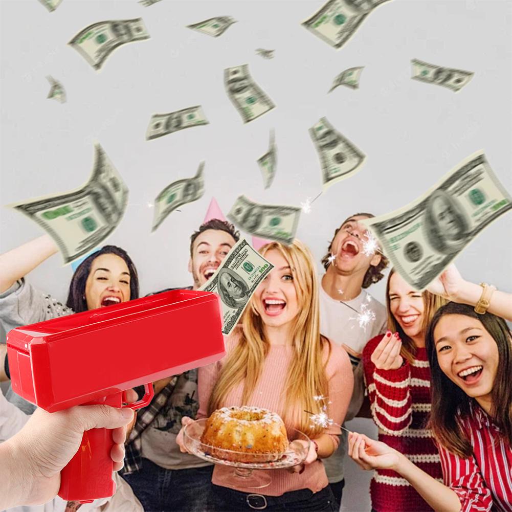 Electric Money Shooter Toy Gun - Kids Education Money ulasan dan harga
