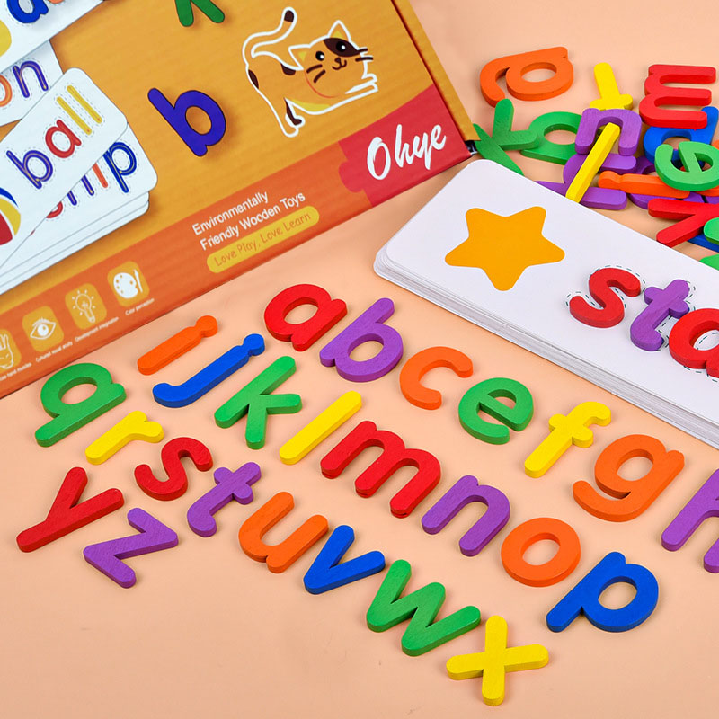 52pcs English Alphabet Spellin - Kids Educational Games Learn English ulasan dan harga