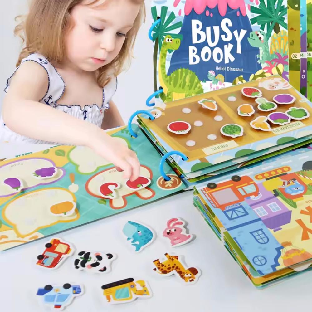 Busy Book Sticker Quiet Book f - Kids Educational Games Learn English ulasan dan harga