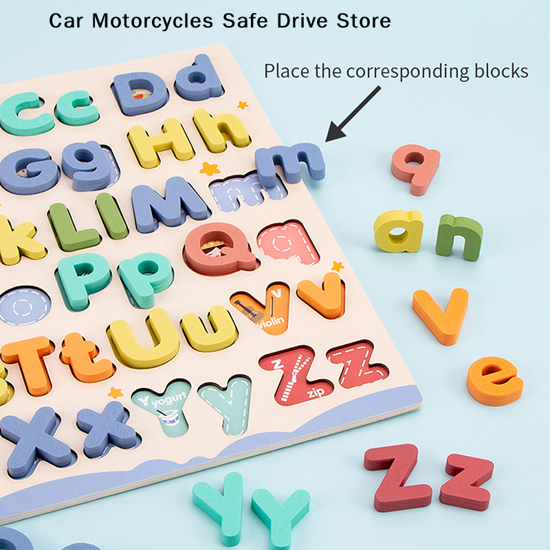 Kids Montessori Wooden English - Kids Educational Games Learn English ulasan dan harga
