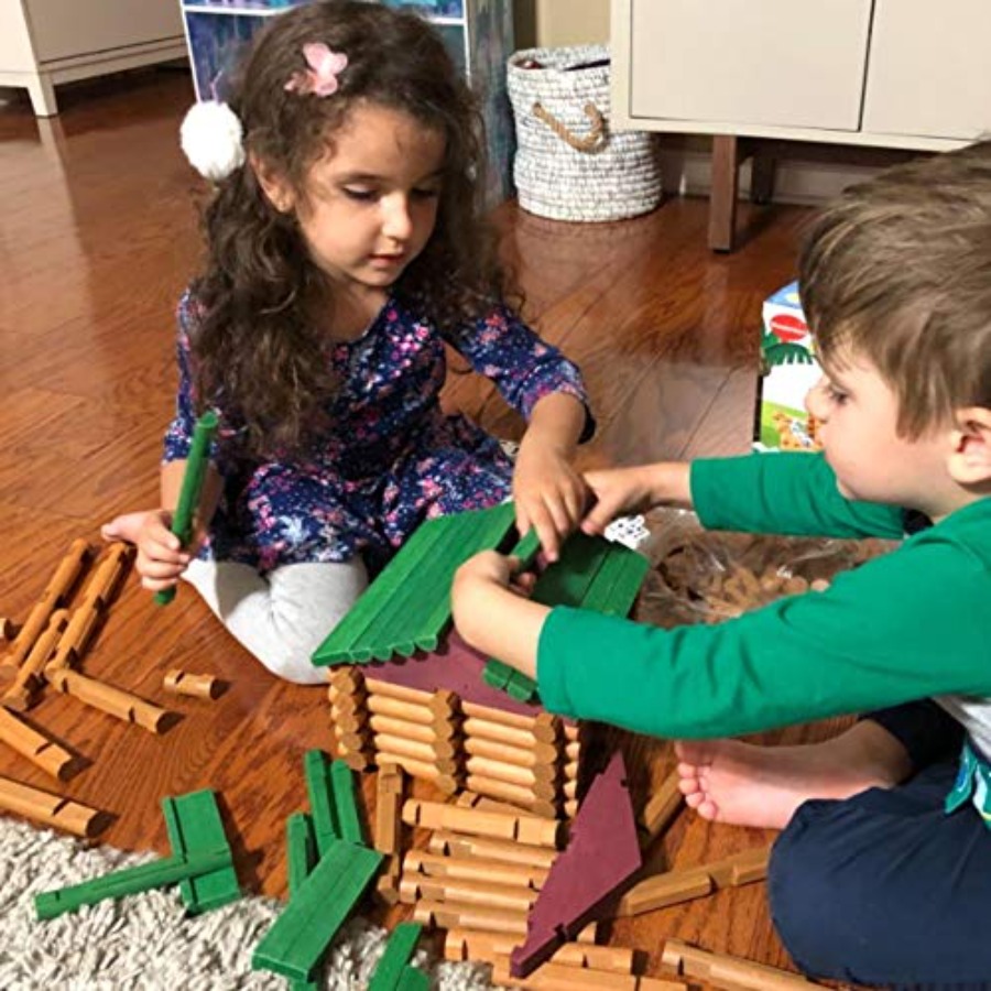 170 PCS Classic Building Log T - Kids Education Login ulasan dan harga