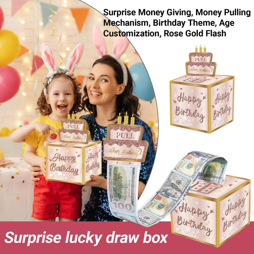 Pink Gold Birthday DIY Money B - Kids Education Money ulasan dan harga