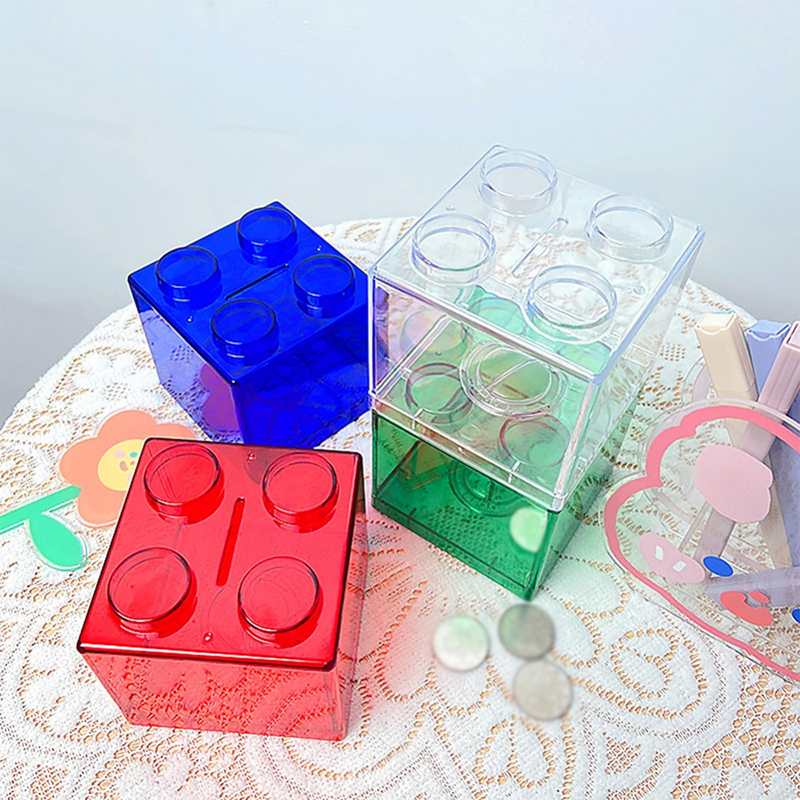 Blocks Shape Coin Box Kids Mon - Kids Education Money ulasan dan harga