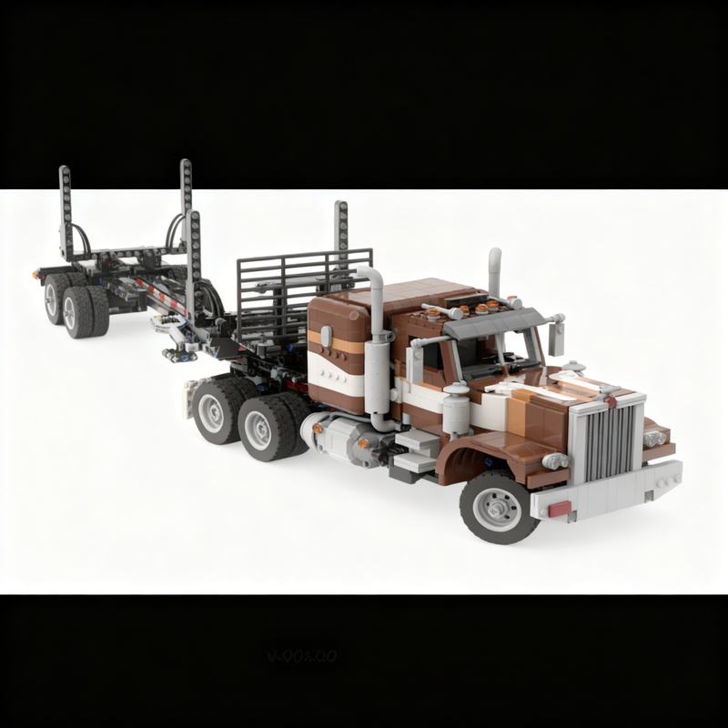 2006pcs MOC Peterbilt 359 Logg - Kids Education Login ulasan dan harga