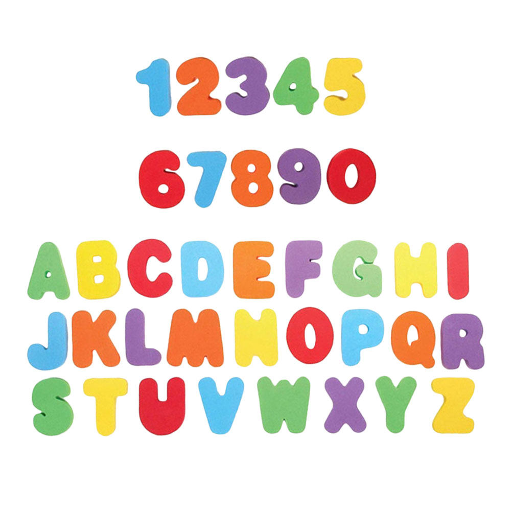 1Set Alphabet Number Bath Play - Kids Educational - Alphabet Numbers & More ulasan dan harga