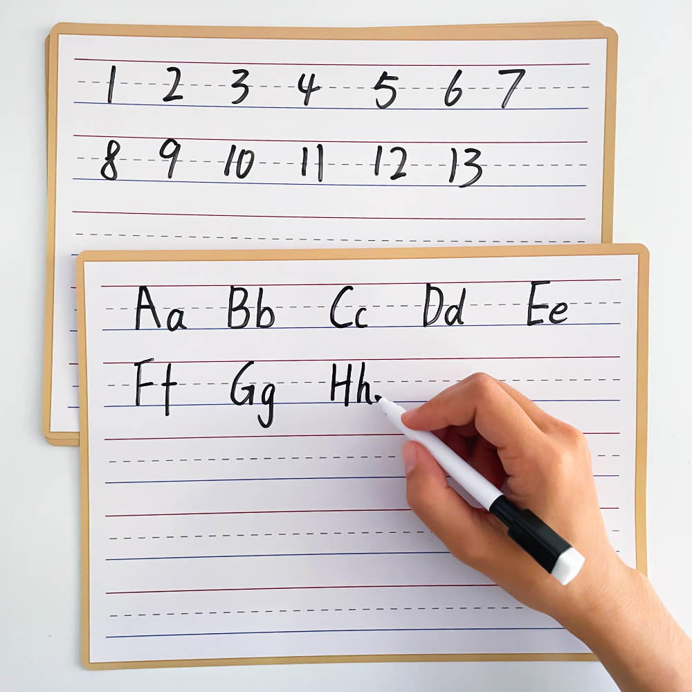 Lines Ruled English Charts for - Kids Educational - Alphabet Numbers & More ulasan dan harga