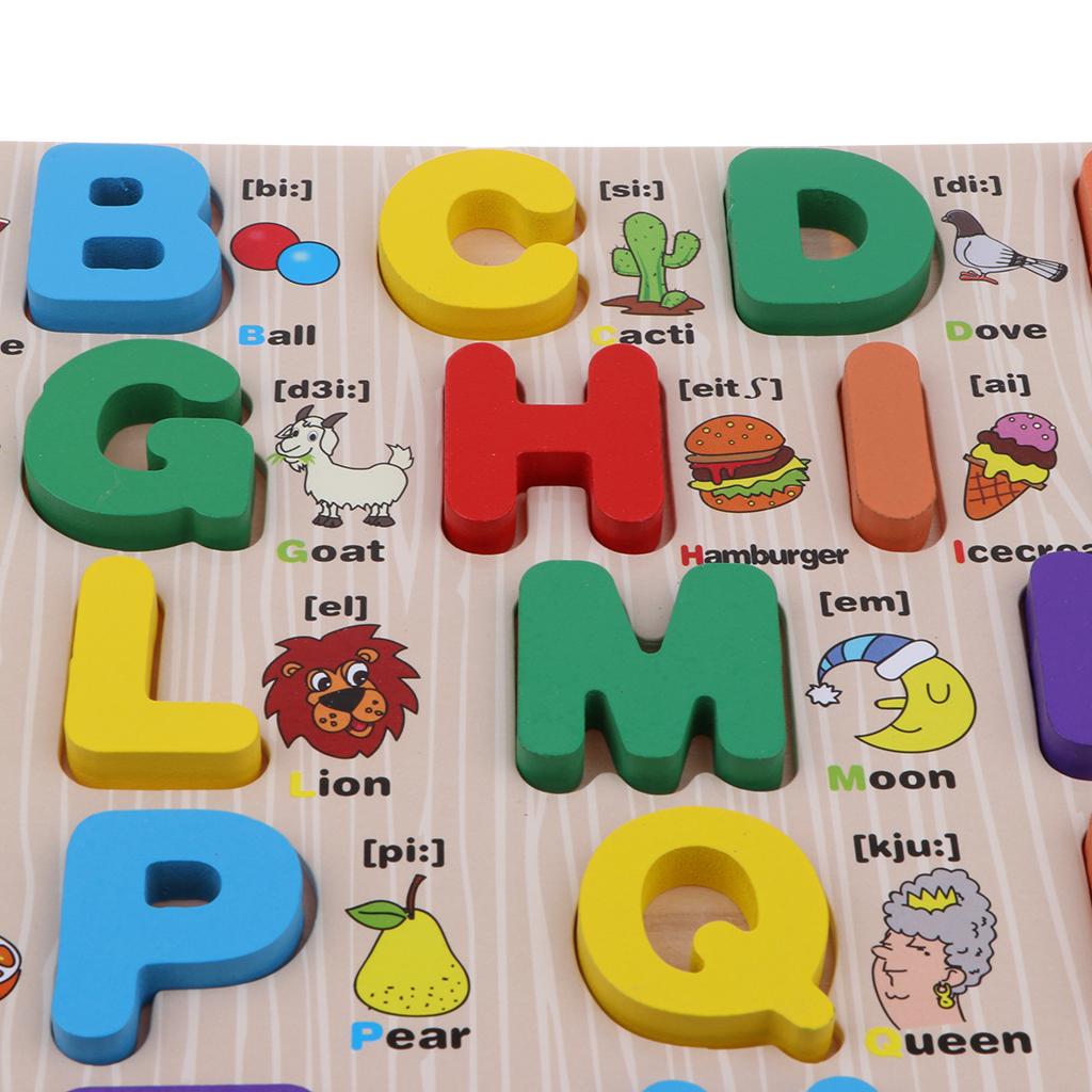 Wooden Letter Puzzle ABC Educa - Abc Kids Early Education ulasan dan harga