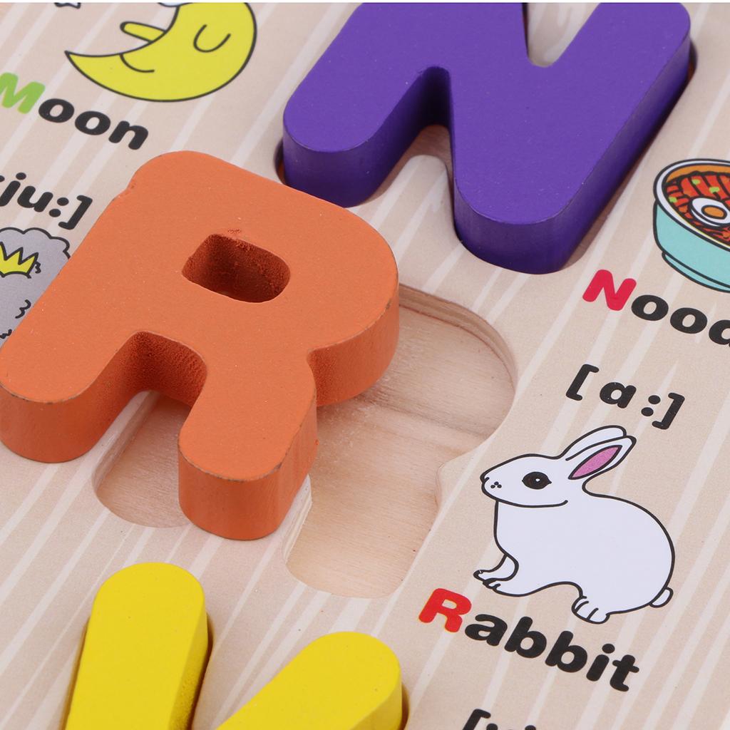 Wooden Letter Puzzle ABC Educa - Abc Kids Early Education ulasan dan harga