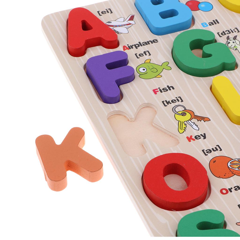 Wooden Letter Puzzle ABC Educa - Abc Kids Early Education ulasan dan harga