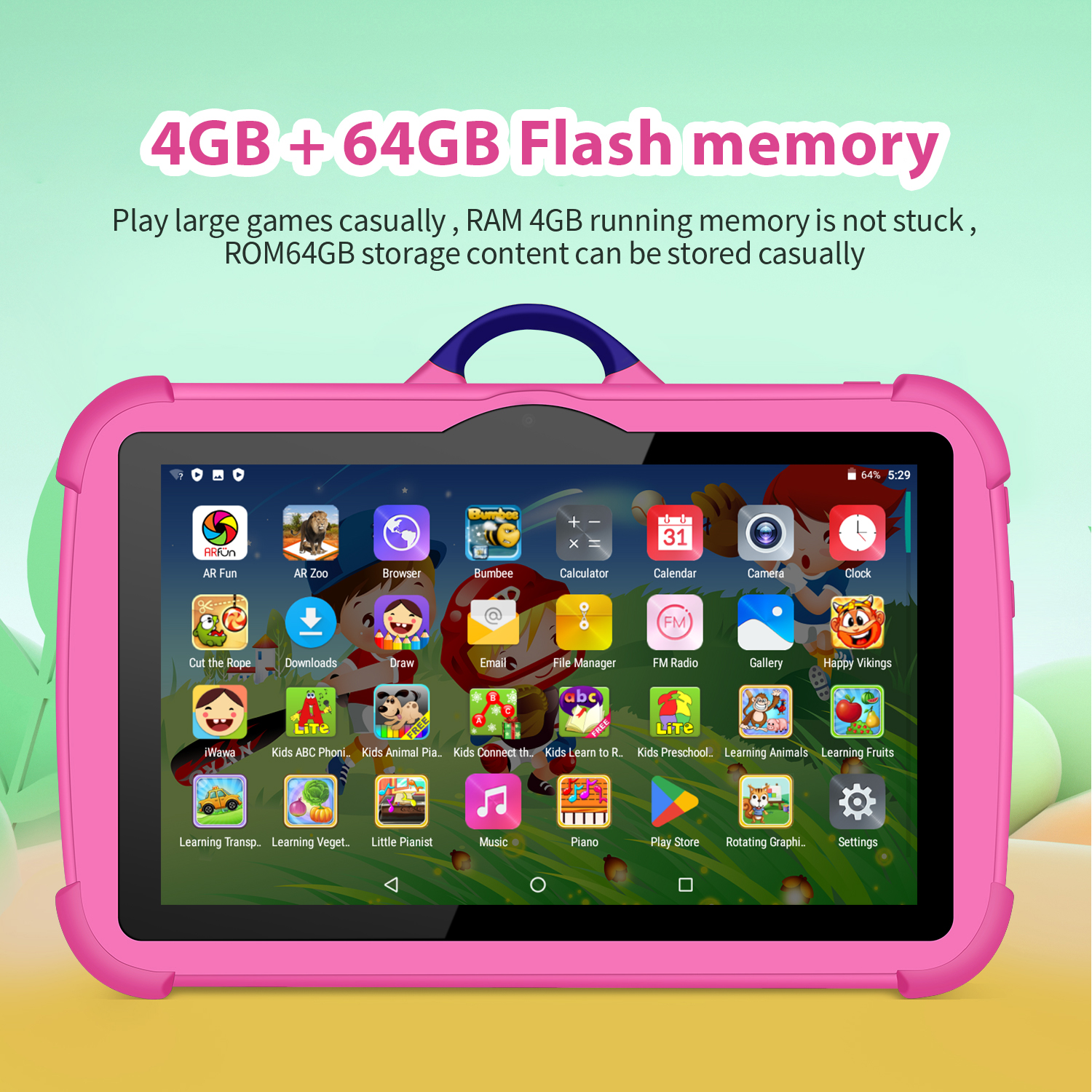 New Cartoon Pattern Kids Table - Kids Educational Games Learn English ulasan dan harga