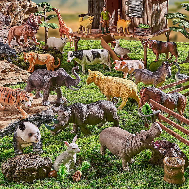 Montessori Toy Wild Farm Dinos - Game Educational For Kids Free ulasan dan harga
