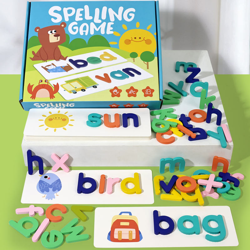 Montessori Wooden Alphabet Puz - Kids Educational Games Learn English ulasan dan harga