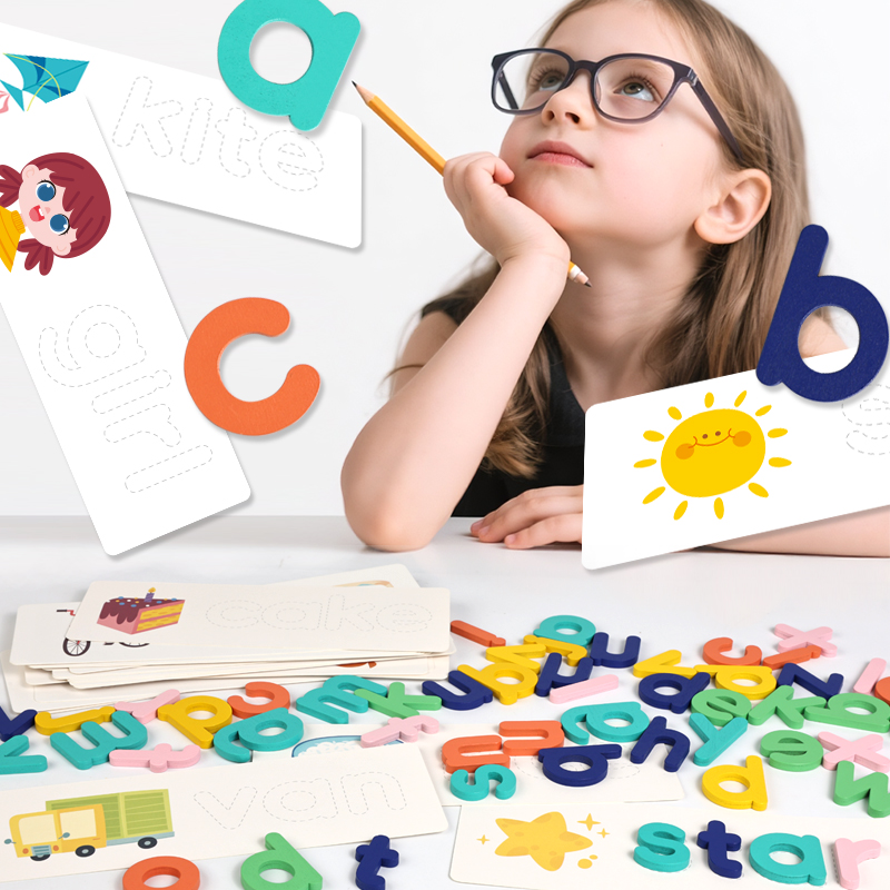 Montessori Wooden Alphabet Puz - Kids Educational Games Learn English ulasan dan harga