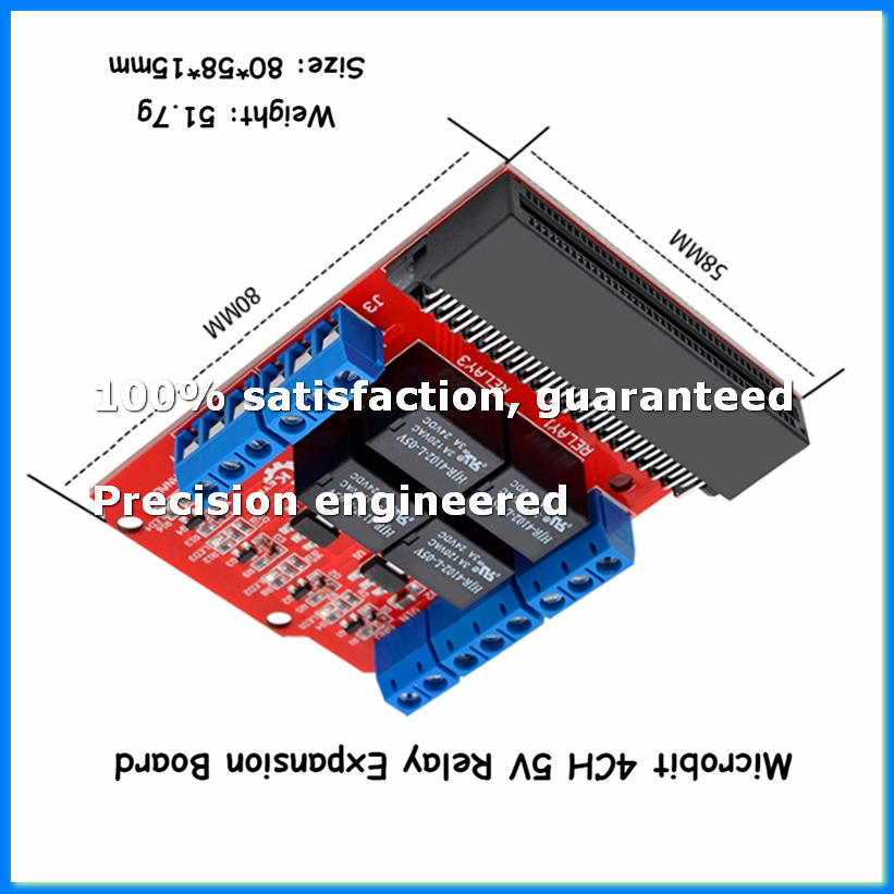 Microbit 4 Channel Relay Modul - Kids Education Channel ulasan dan harga