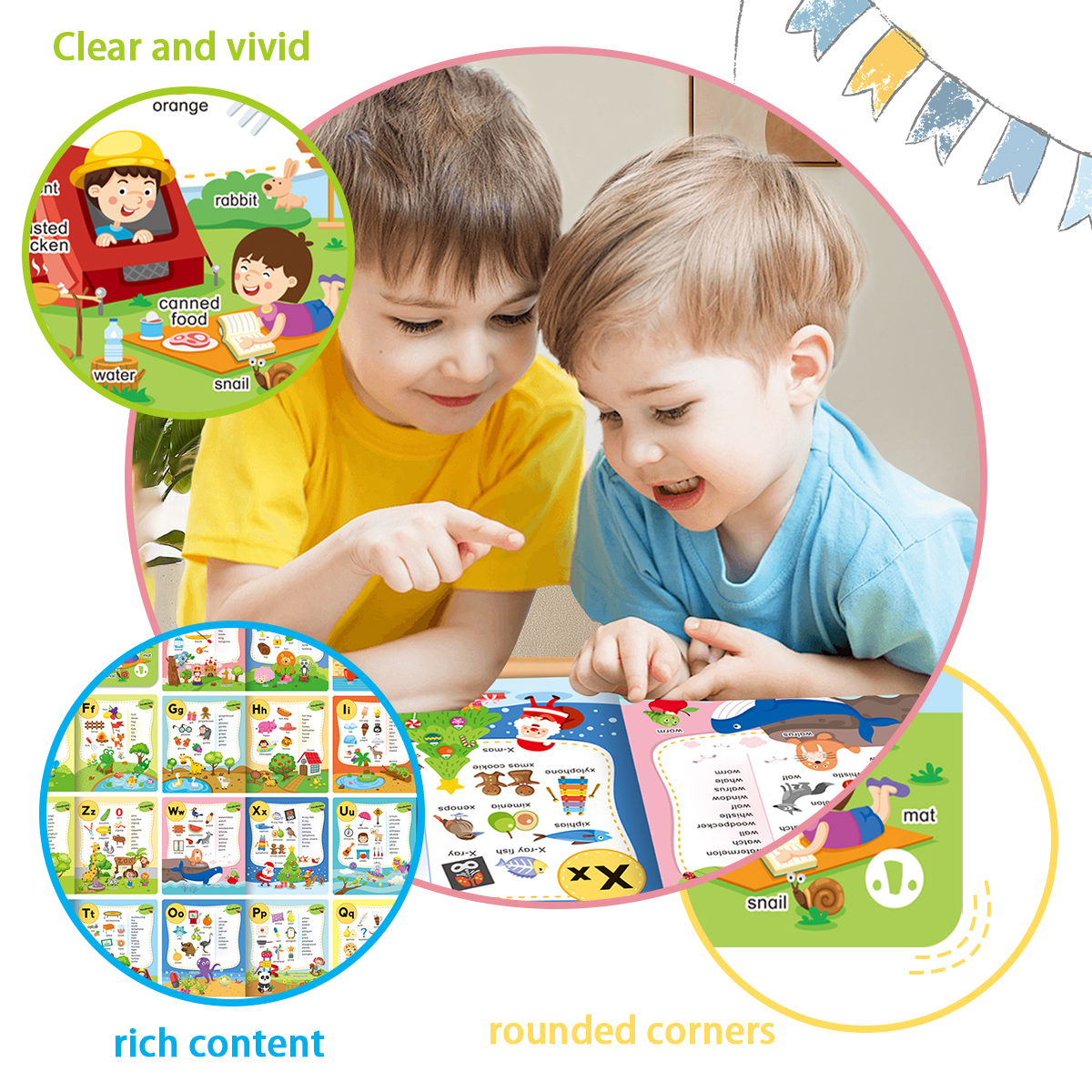 First ABC Alphabet Book for Ki - Abc Kids Early Education ulasan dan harga