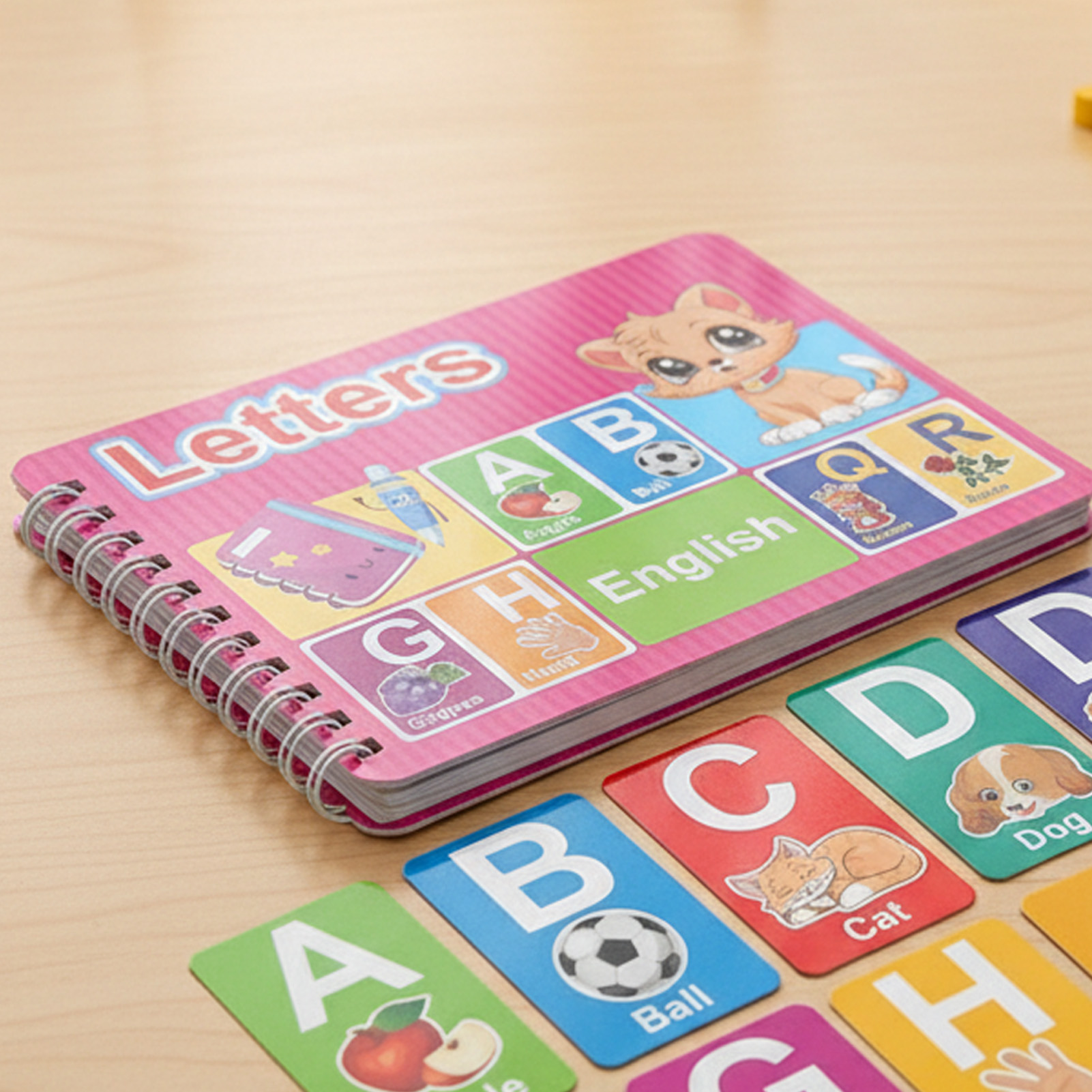Early Education Cognitive Card - Kids Educational - Alphabet Numbers & More ulasan dan harga