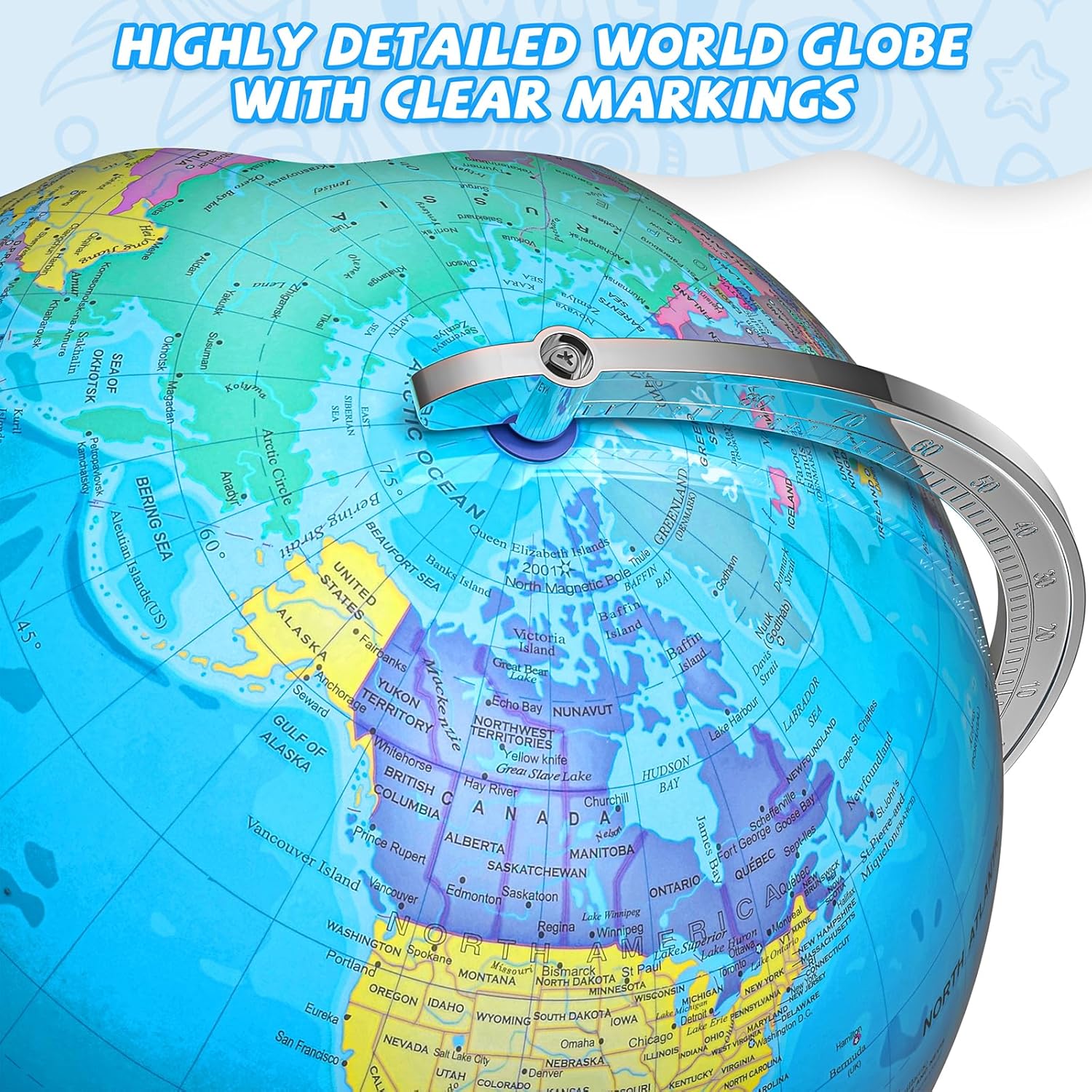 12-Inch Illuminated World Glob - Globe Interactive Light ulasan dan harga