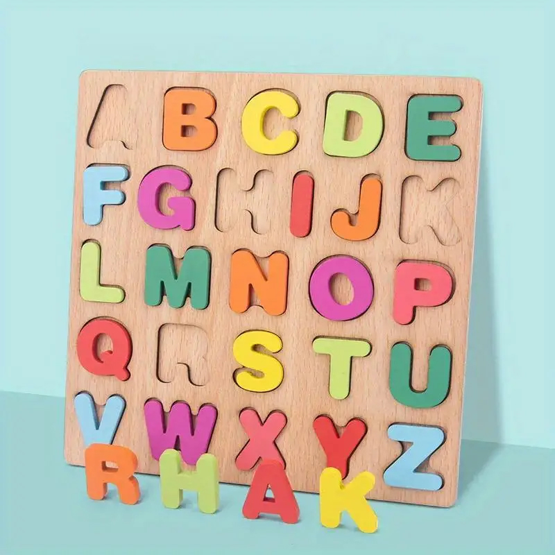 Colorful Alphabet Number Woode - Kids Educational - Alphabet Numbers & More ulasan dan harga