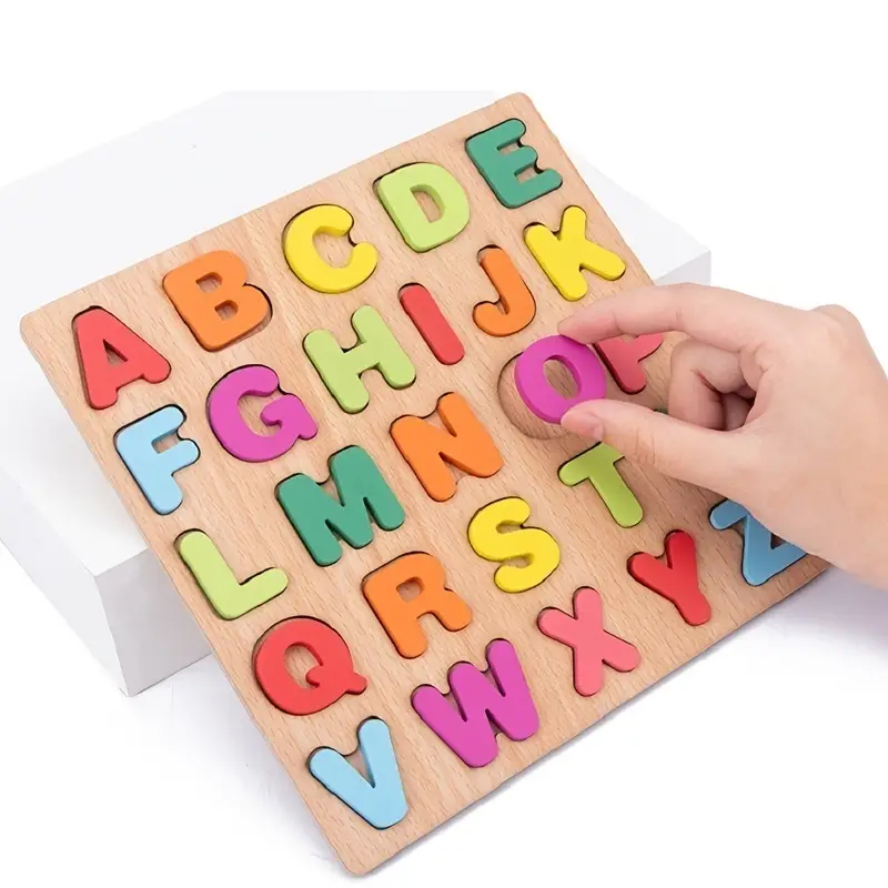Colorful Alphabet Number Woode - Kids Educational - Alphabet Numbers & More ulasan dan harga