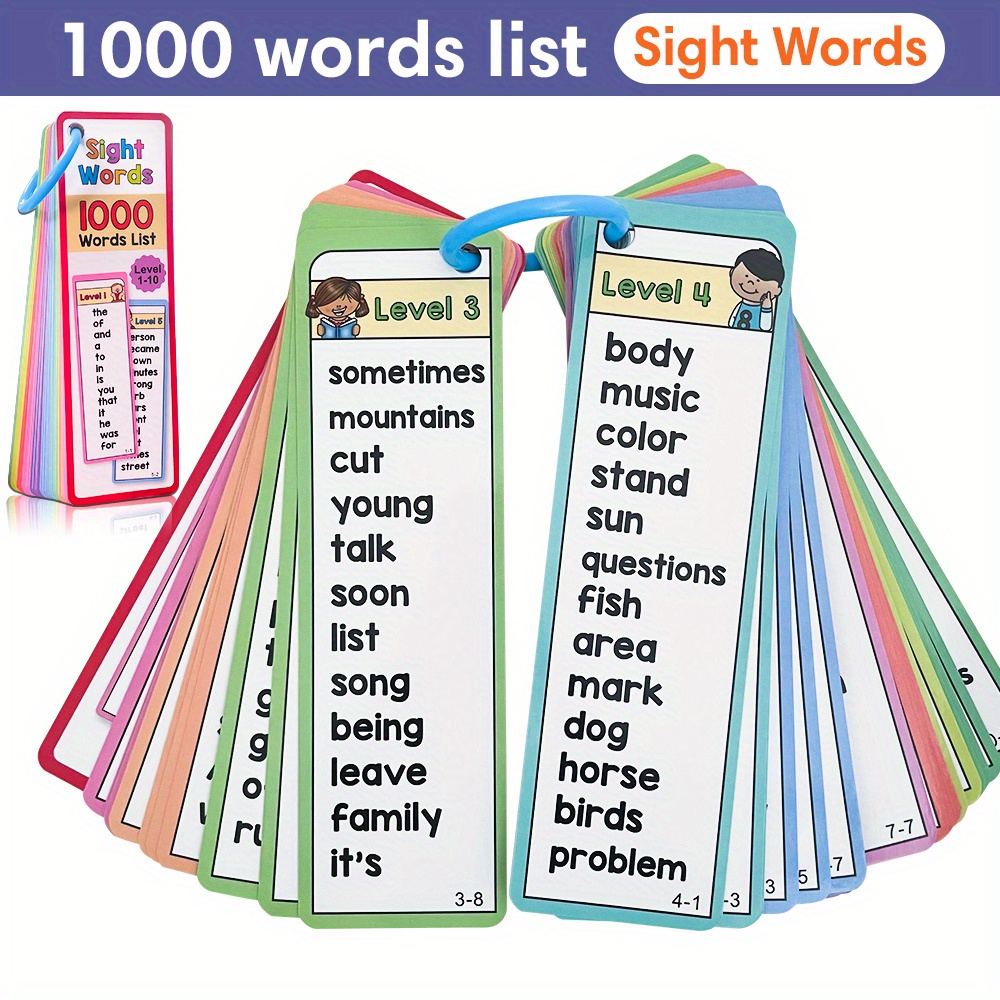 1000 Sight Words Flash Cards f - Kids Educational Games Learn English ulasan dan harga