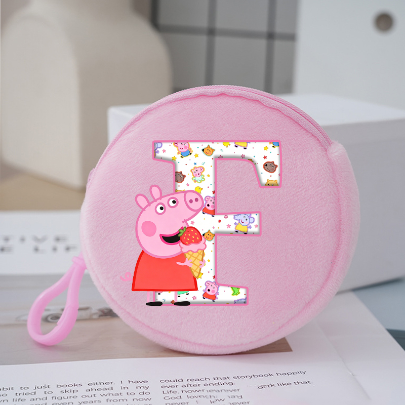 Peppas Pig Coin Purse Keychain - Kids Education Money ulasan dan harga