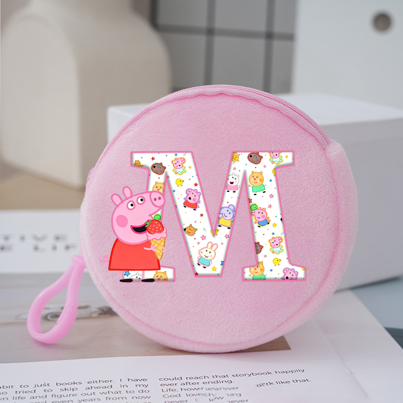 Peppas Pig Coin Purse Keychain - Kids Education Money ulasan dan harga