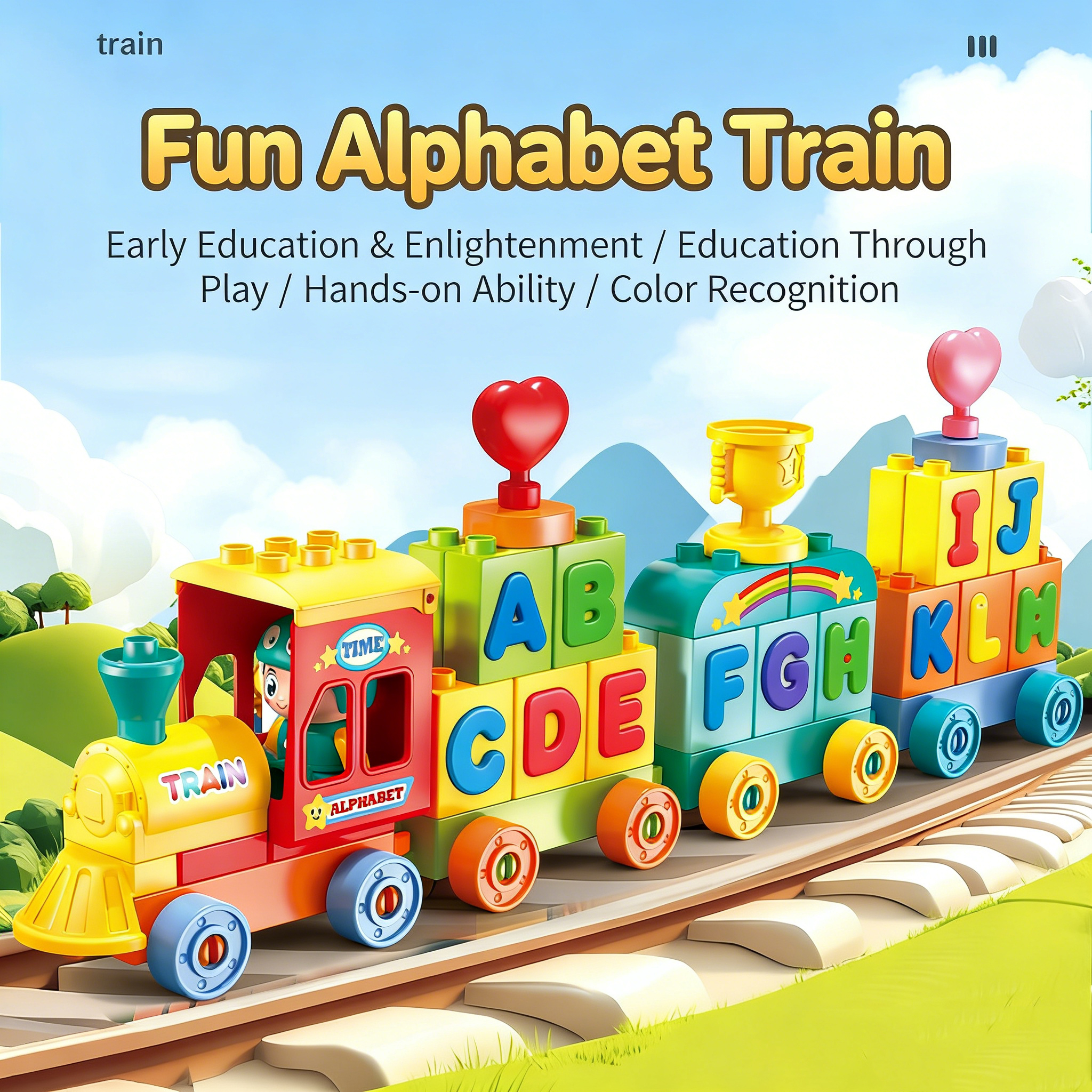 Big Particle Building Blocks T - Abc Kids Early Education ulasan dan harga