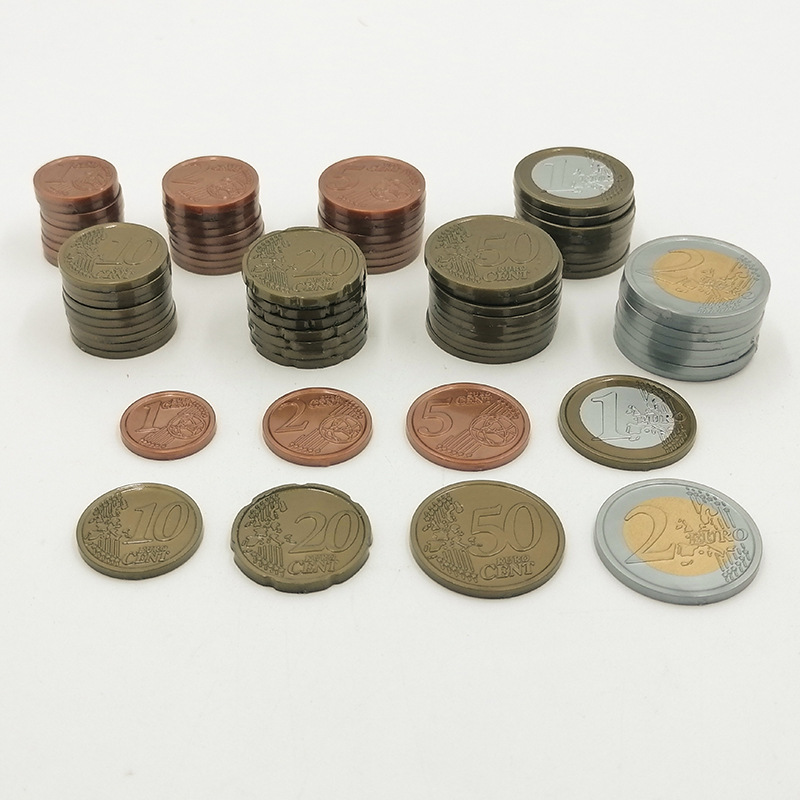 160PCS Plastic Euro Coin Playi - Kids Education Money ulasan dan harga