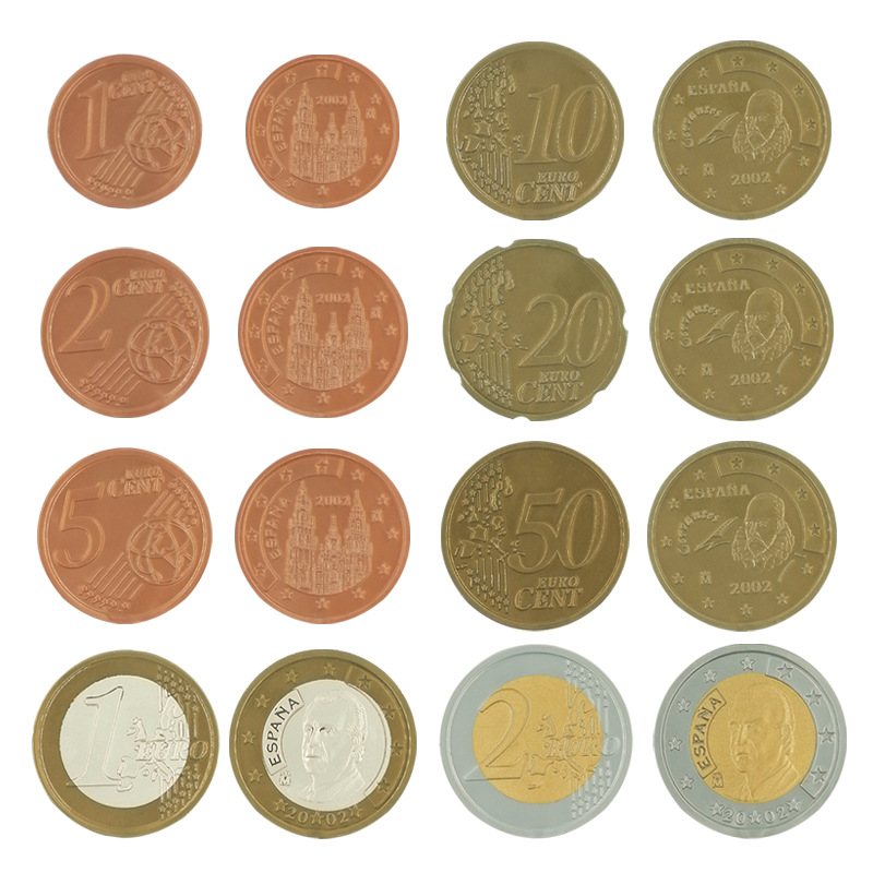160PCS Plastic Euro Coin Playi - Kids Education Money ulasan dan harga