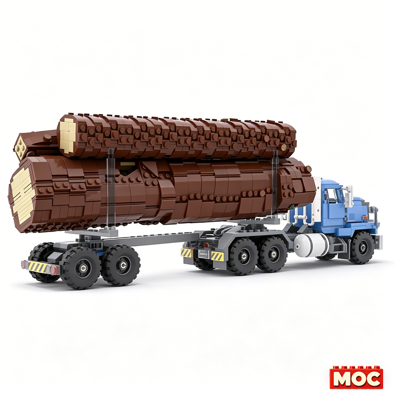 333PCS MOC Large Variety Logs  - Kids Education Login ulasan dan harga