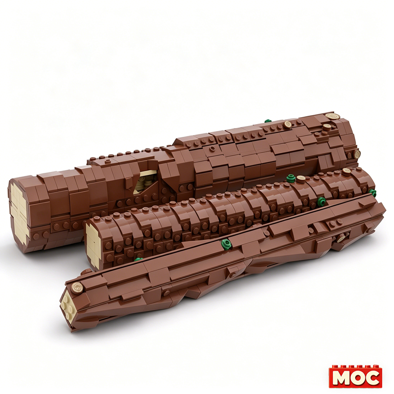 333PCS MOC Large Variety Logs  - Kids Education Login ulasan dan harga