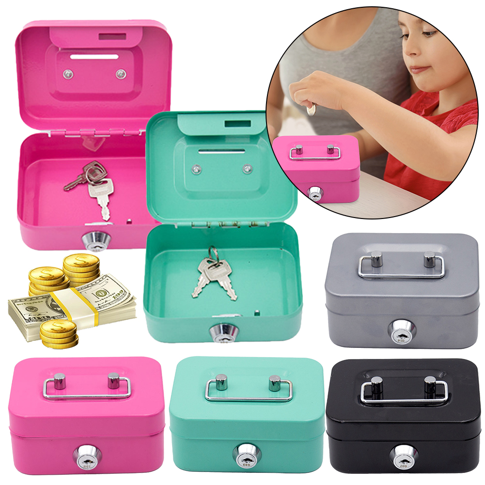 Metal Money Saving Box with Ke - Kids Education Money ulasan dan harga