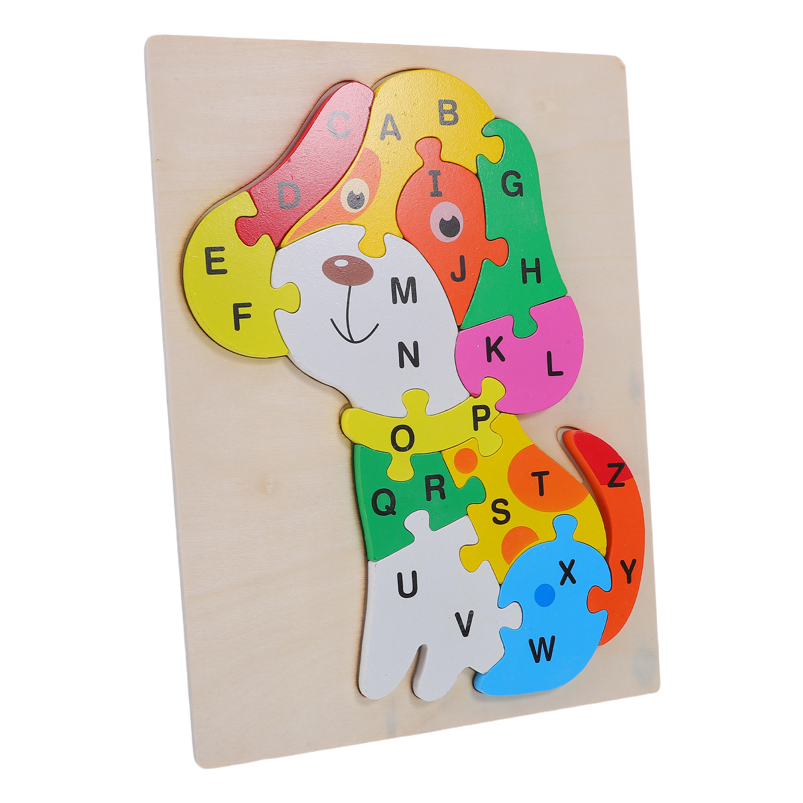 1Set Wooden Alphabet Puzzle Do - Abc Kids Early Education ulasan dan harga